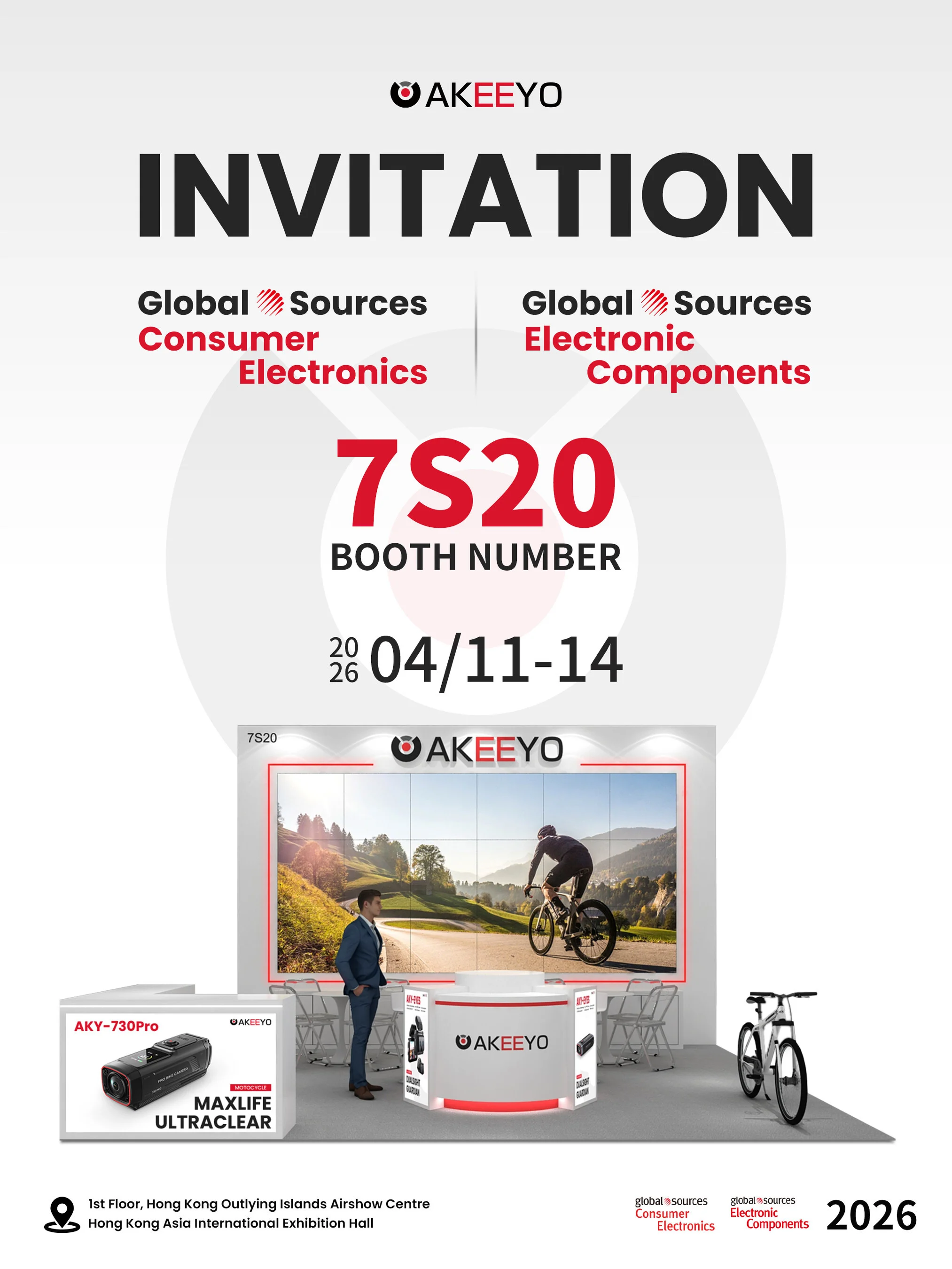 AKEEYO Launches Three New Camera Models at Global Sources Hong Kong 2026