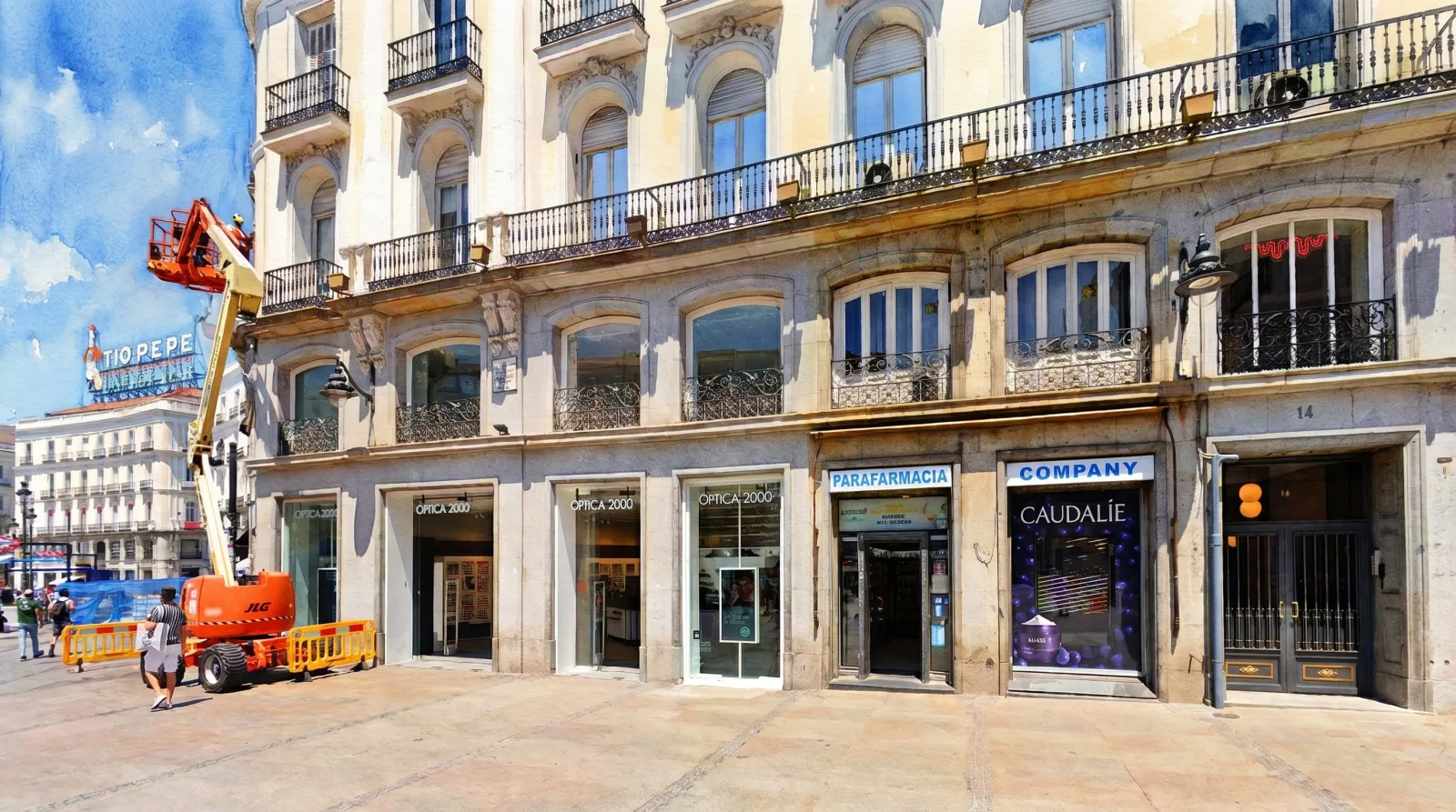 Desalojan a una familia tras 40 años gestionando una farmacia en la Puerta del Sol