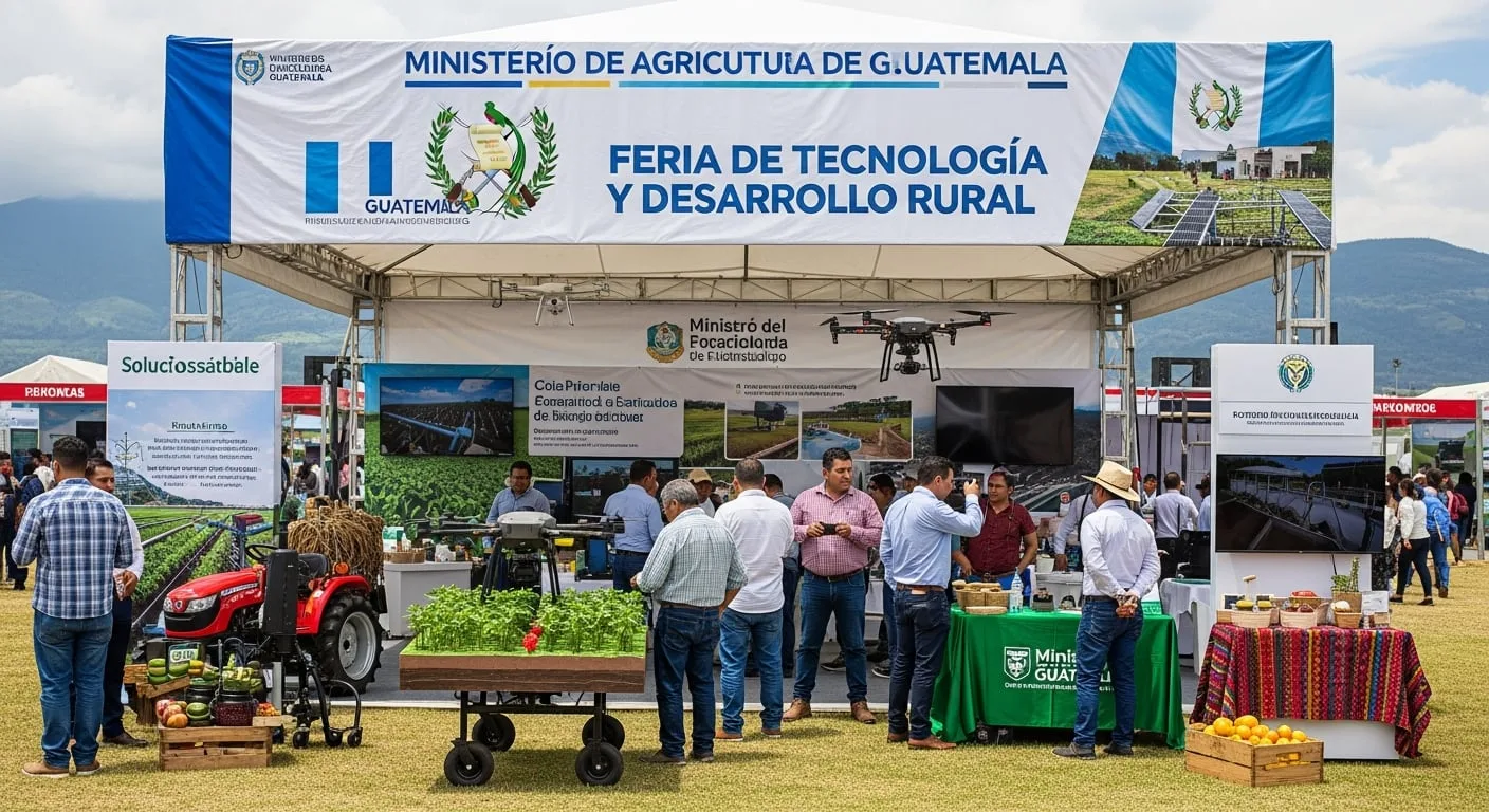 Feria AGTECH: Guatemala impulsa innovación tecnológica en el agro