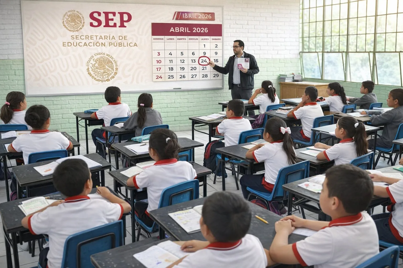 Mayo de 2026 traerá un megapuente de hasta seis días para estudiantes mexicanos