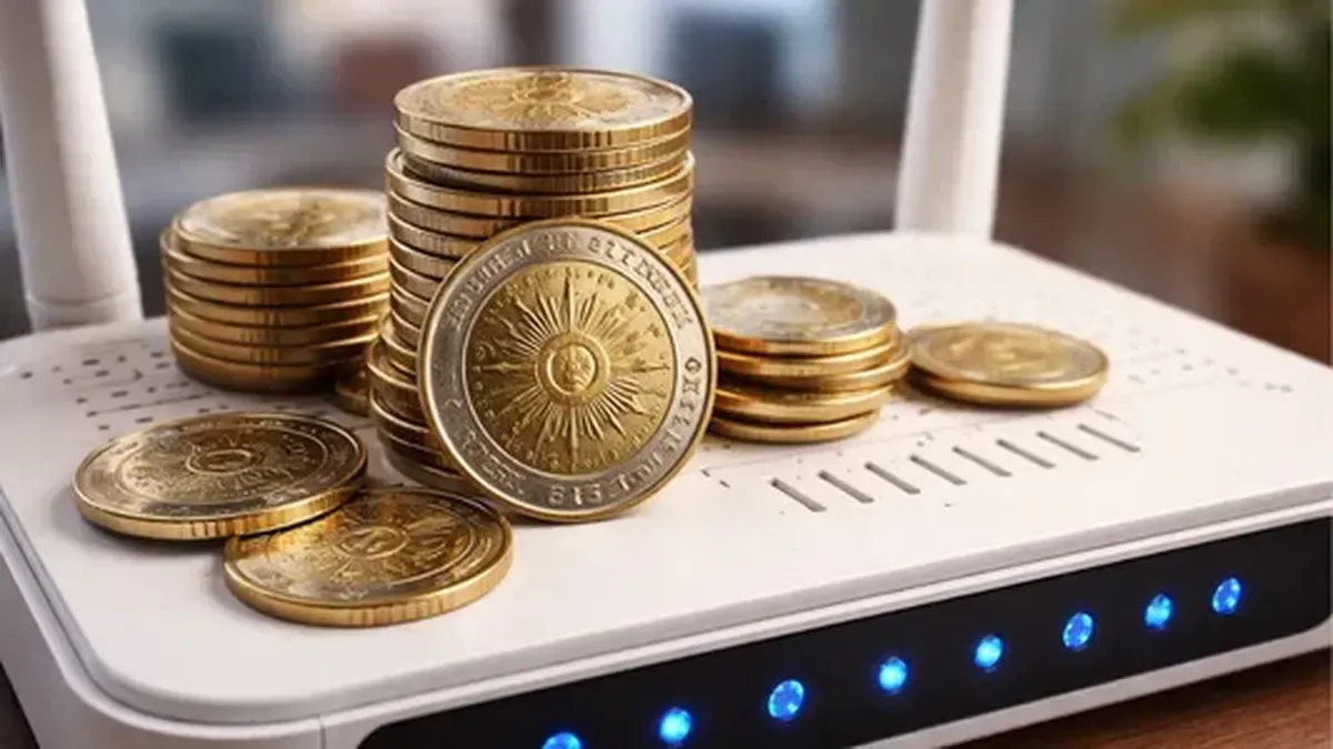 Poner una moneda en el router no mejora el WiFi, según expertos