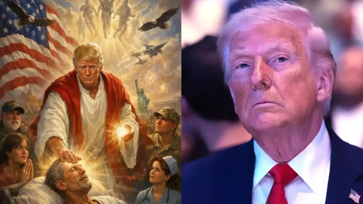 Trump Denies AI Image Was Jesus Portrait, Claims It Shows Him As Doctor
