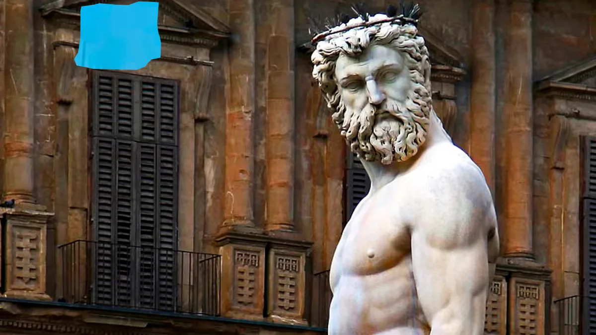 Turista detenida en Florencia por dañar la Fuente de Neptuno en un reto viral