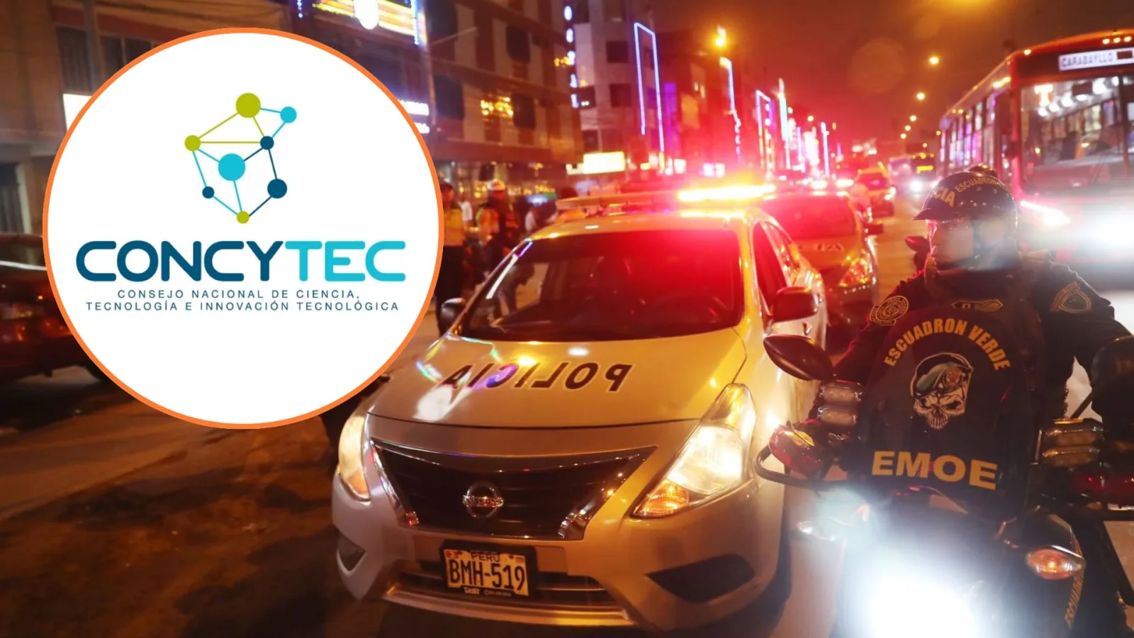 Concytec abre convocatoria para financiar investigaciones sobre seguridad ciudadana