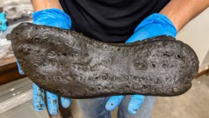 archaeologists-unearth-giant-shoes-at-hadrian-s-wall-fort