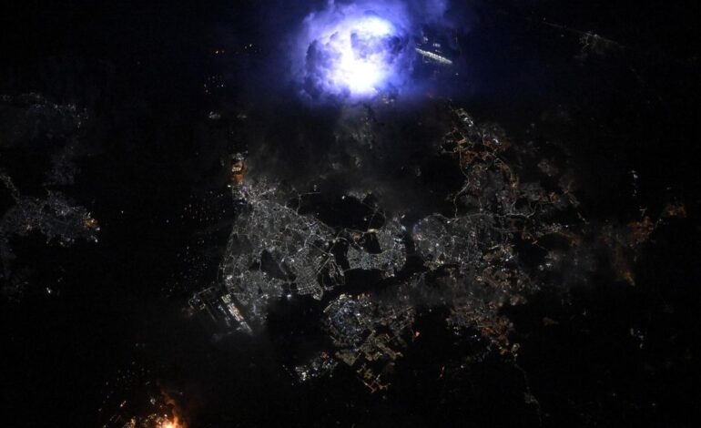 Astronauts Capture Stunning Lightning Storm Above Singapore
