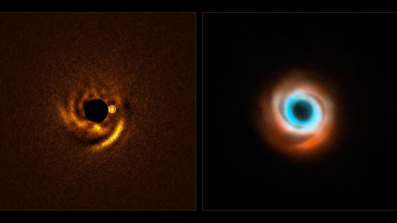 Astronomers Discover Newborn Planet Shaping Dust Around Star