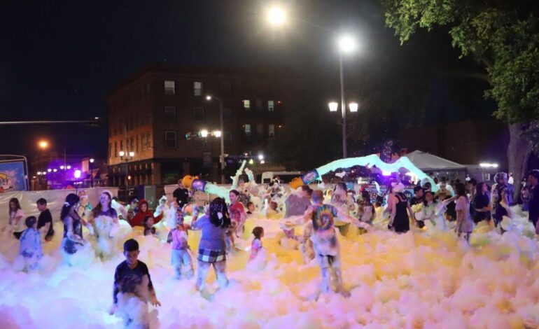 Blue Gems ABA Hosts Urgent Foam Party at Glur Park July 26