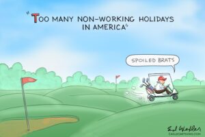 ed-wexler-s-cartoon-highlights-trump-s-juneteenth-post-controversy