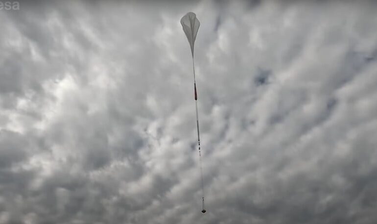 ExoMars Team Successfully Tests Parachute in Stratospheric Drop