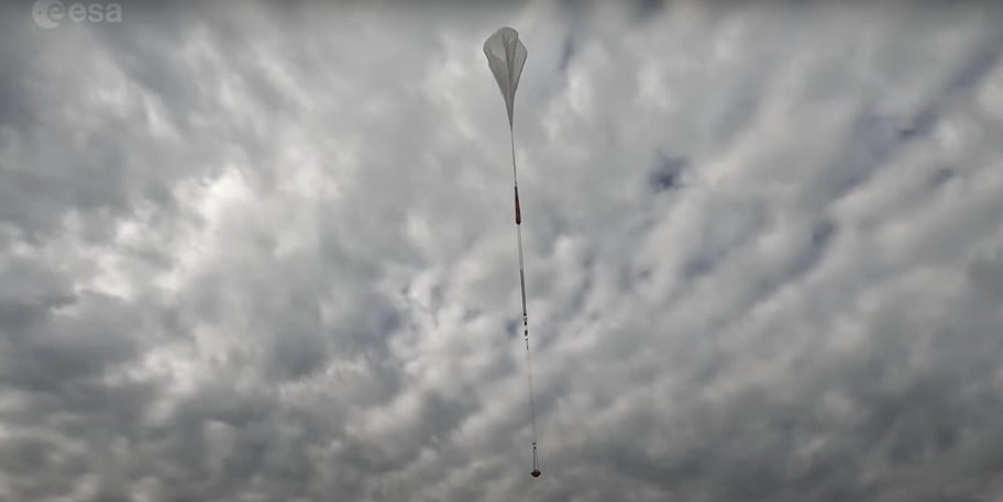 ExoMars Team Successfully Tests Parachute in Stratospheric Drop