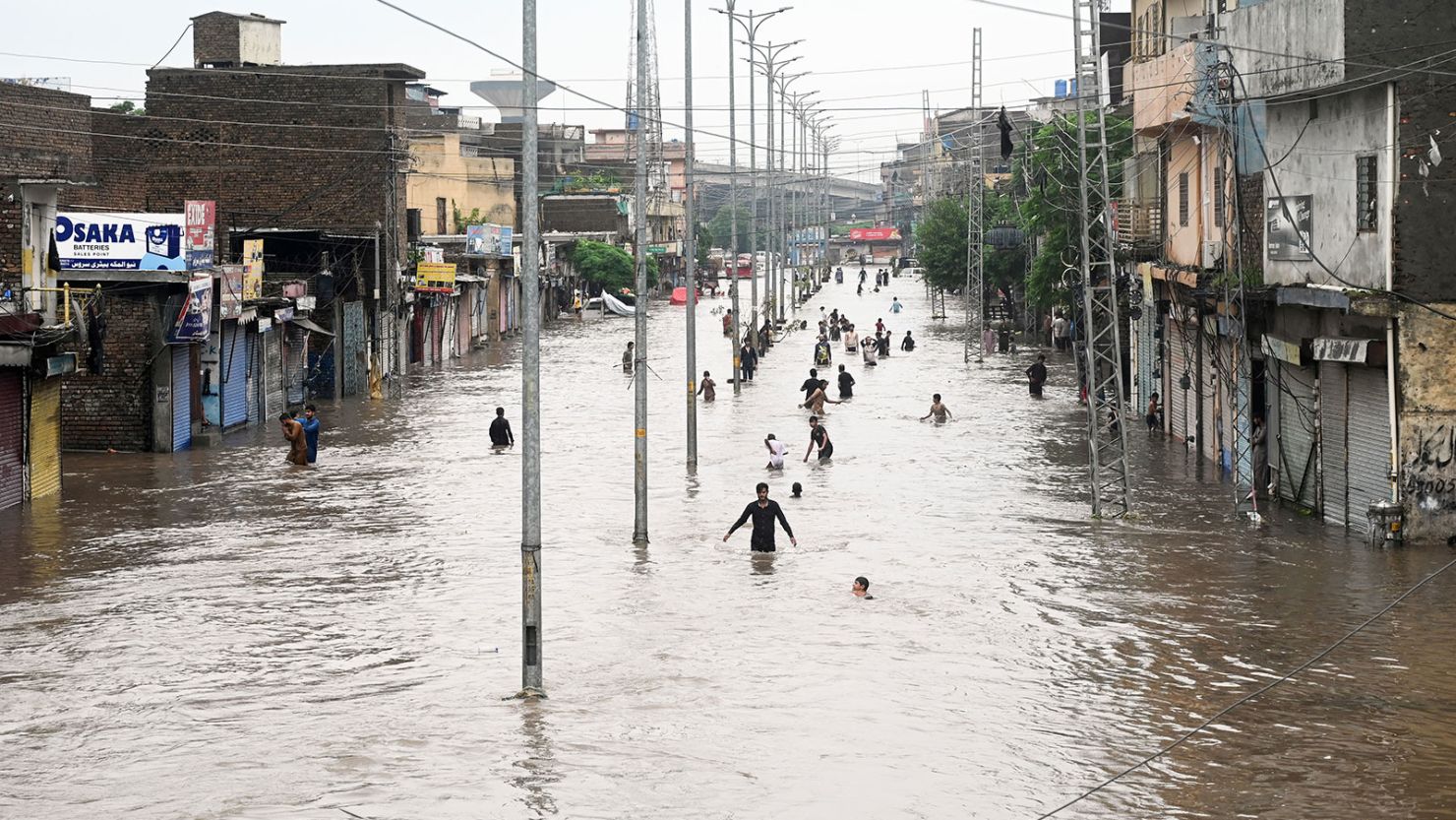Floods in Pakistan Claim Over 170 Lives, Half Children