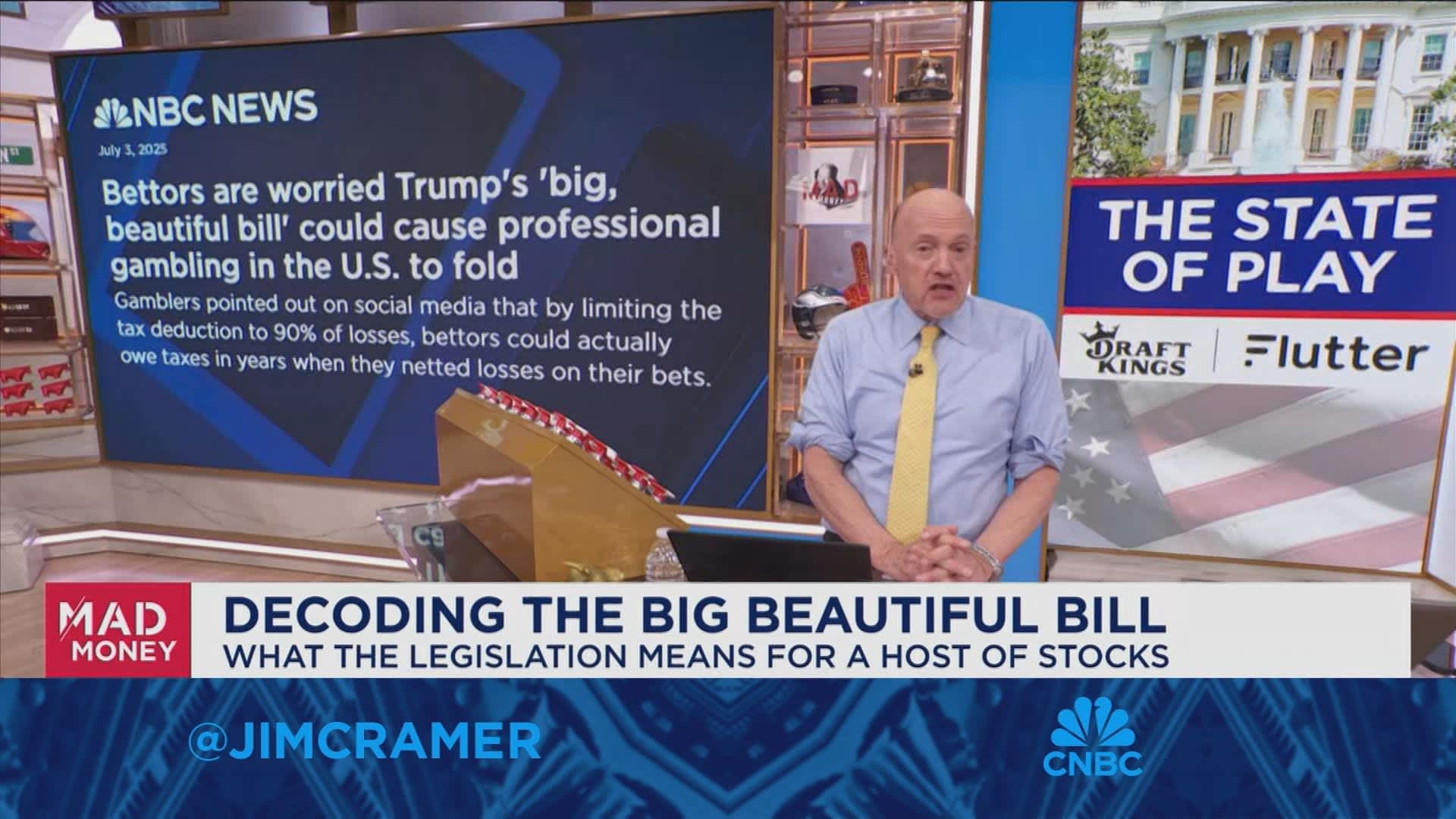 Jim Cramer Critiques New Gambling Income Tax as ‘Brutal’