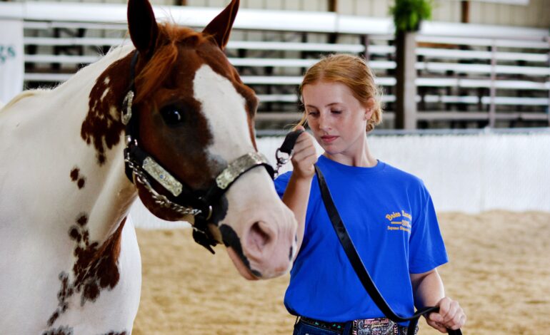 Karly Spear Crowned Champion Showman at Jasper County Fair