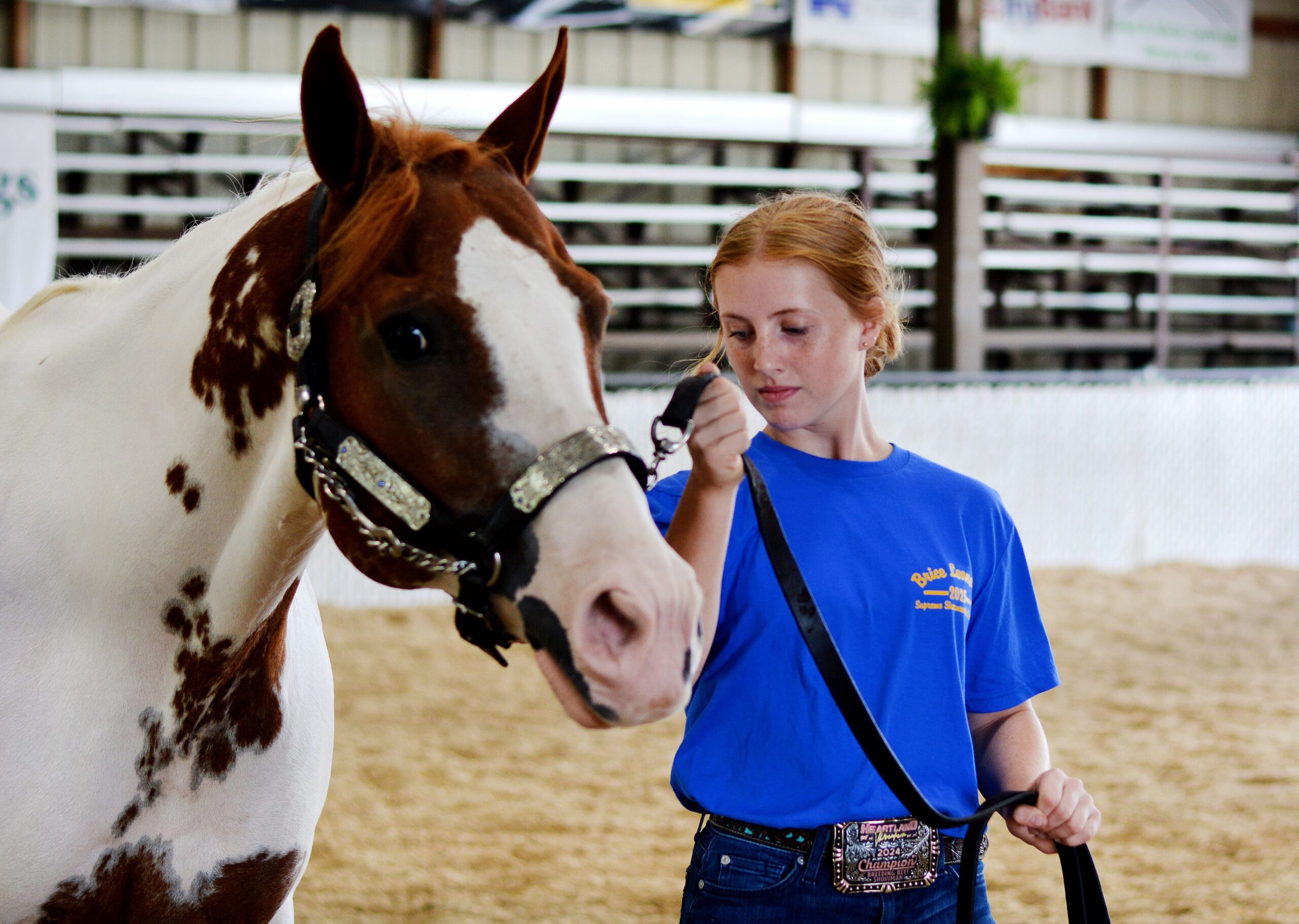 Karly Spear Crowned Champion Showman at Jasper County Fair