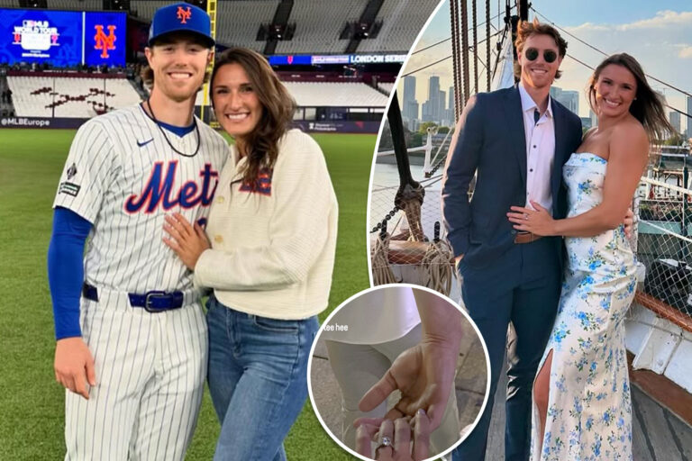 Mets infielder Brett Baty gets engaged in touching moment in Cape May