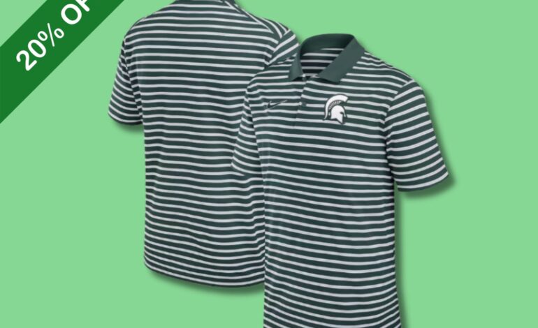 Michigan State Fans Score 20% Off Nike Polo Ahead of Season