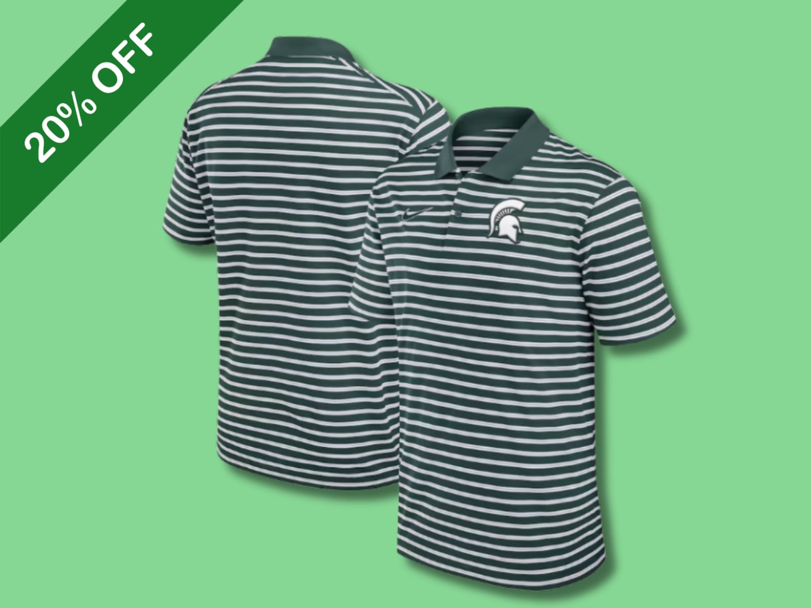 Michigan State Fans Score 20% Off Nike Polo Ahead of Season