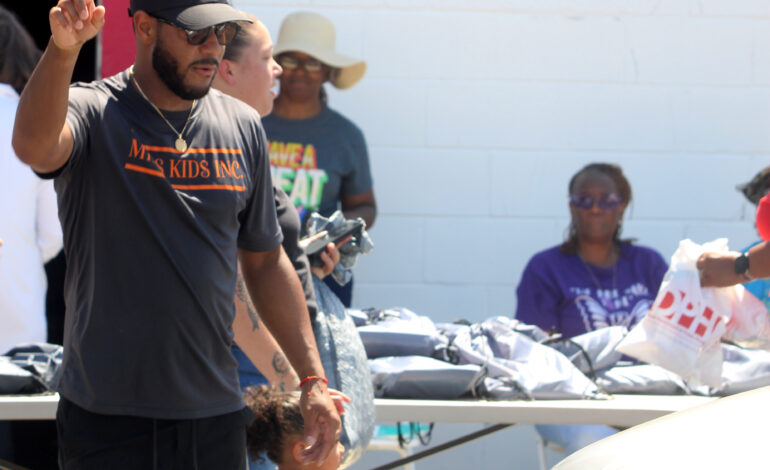 Mims Kids Rally Distributes 250 School Supply Bags Today
