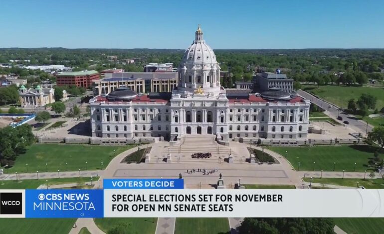 Minnesota Announces Special Elections for Two Senate Seats