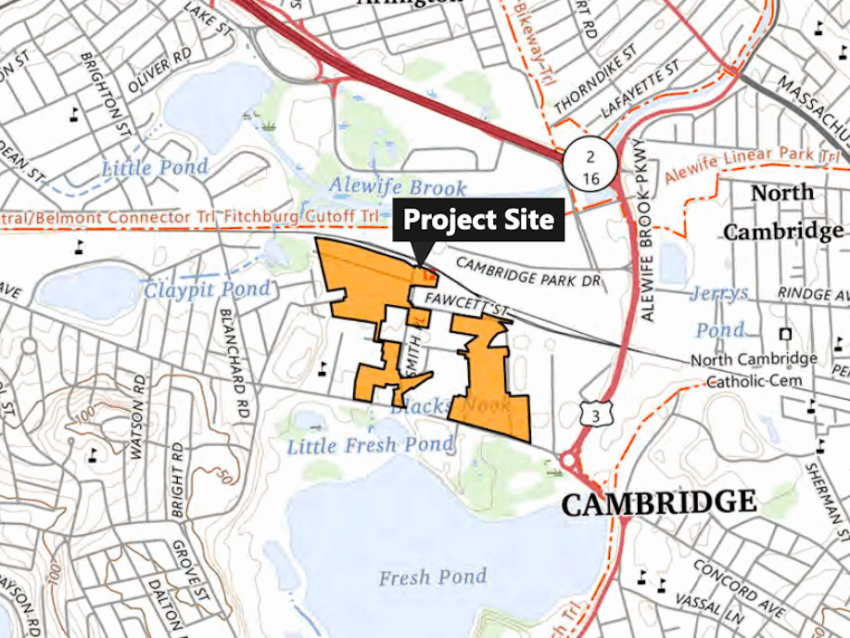Proposed 2,600-Unit Development Set for Cambridge’s Fresh Pond Area