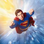 USA . David Corenswet in (C)Warner Bros new film: Superman (2025). 
Plot: Superman must reconcile his alien Kryptonian heritage with his human upbringing as reporter Clark Kent. As the embodiment of truth, justice and the human way he soon finds himself i