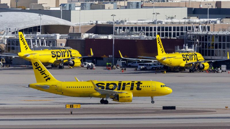 Spirit Airlines Cuts Workforce: 270 Pilots Furloughed, 140 Demoted