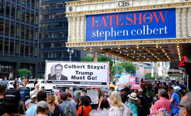Stephen Colbert’s “Late Show” Cancellation Sparks Controversy