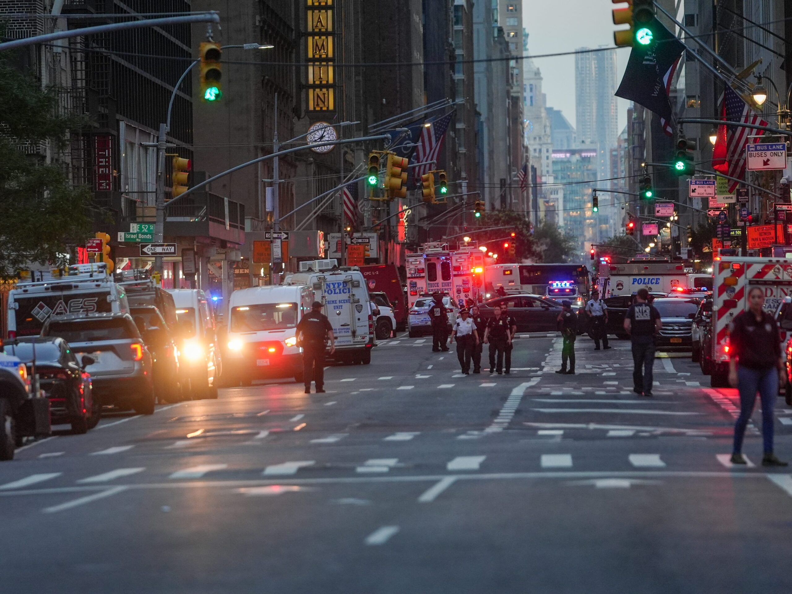 Tragic Midtown Manhattan Shooting Leaves Four Dead, Including NYPD Officer