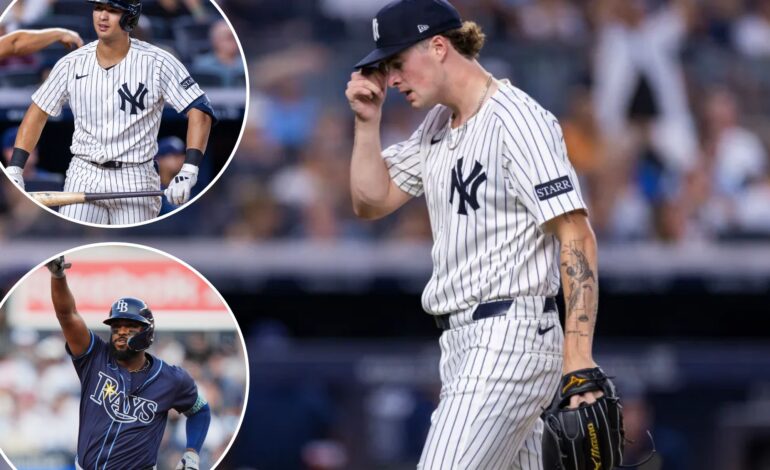Yankees Fall to Rays 4-2, Trade Deadline Looms as Bats Go Silent
