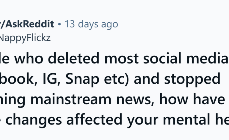 19 People Reveal How Quitting Social Media Transformed Their Mental Health
