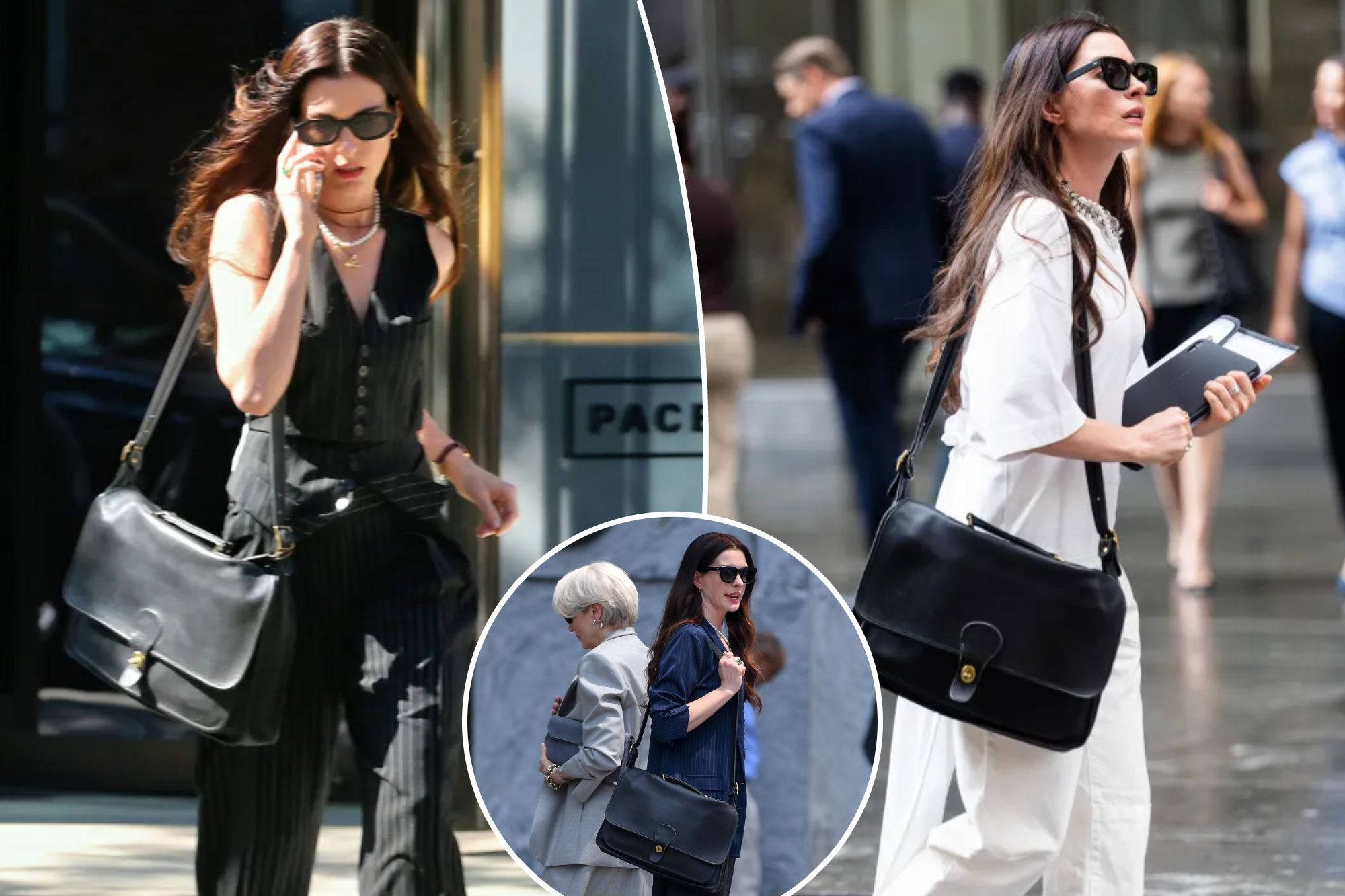 Anne Hathaway Sparks Vintage Coach Bag Trend in New Film
