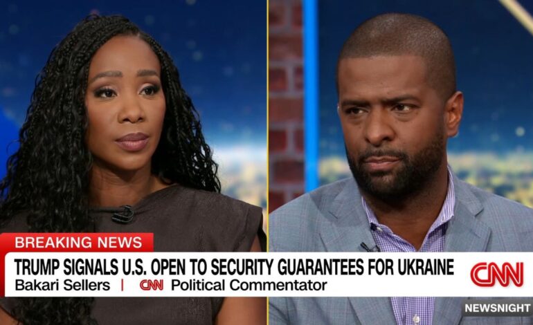 Bakari Sellers Challenges Republicans on Trump’s Stance Toward Putin