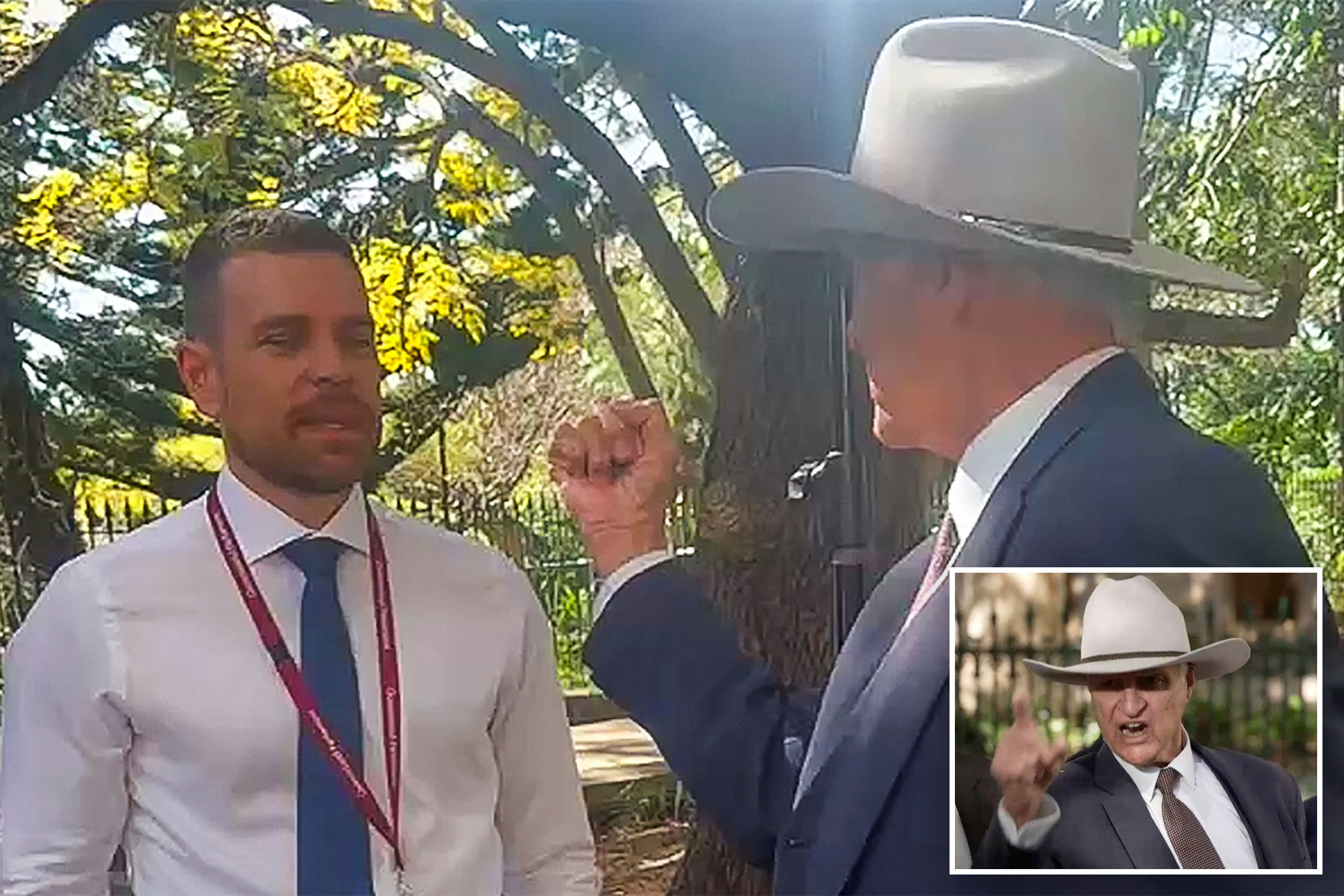 Bob Katter Confronts Journalist at Press Conference on Immigration