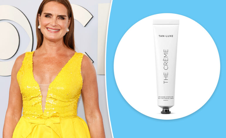 Brooke Shields Reveals Her Must-Have Self-Tanner Right Now
