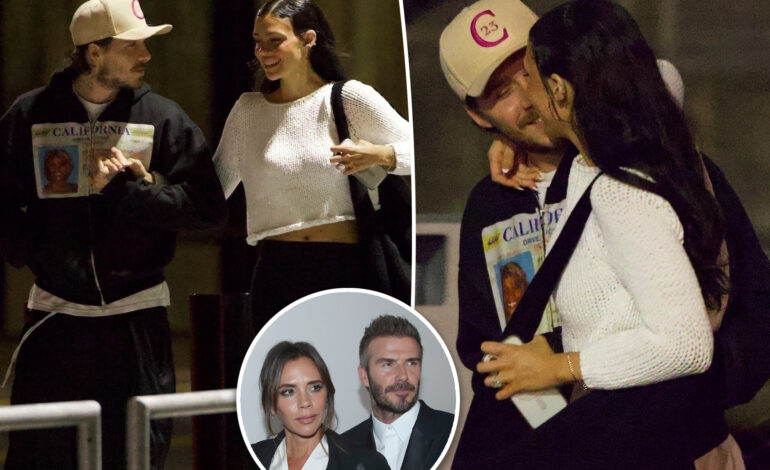 Brooklyn Beckham and Nicola Peltz Stroll Amid Family Snub