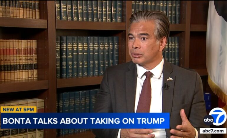 California AG Bonta Files 39 Lawsuits Against Trump Administration