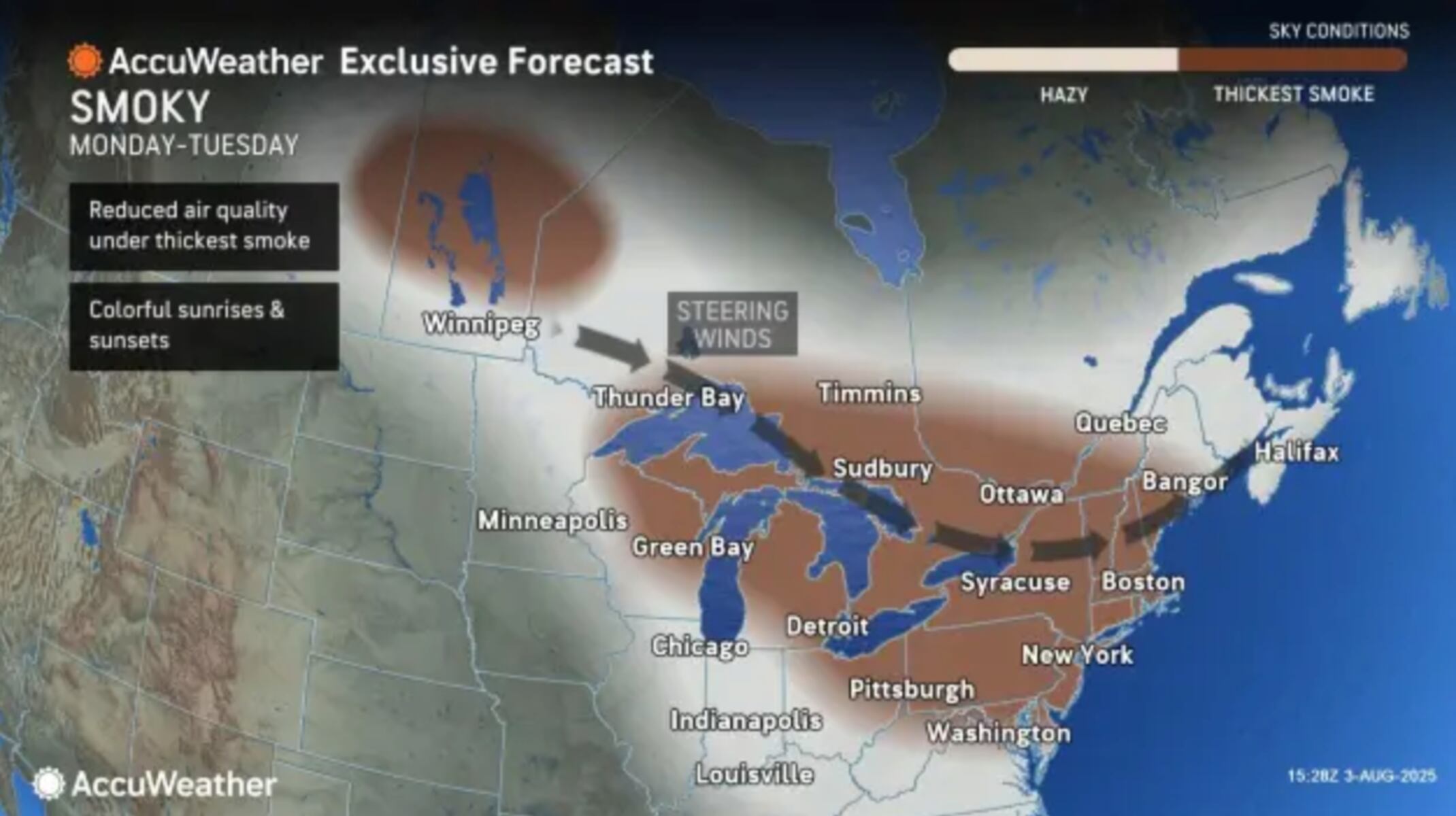 Canadian Wildfire Smoke Set to Haze New Jersey Skies Monday