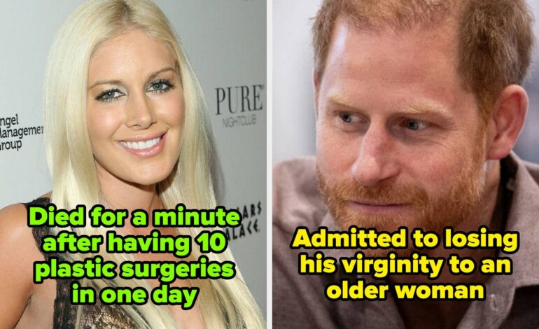 Celebrities Reveal Shocking Secrets from Their Past