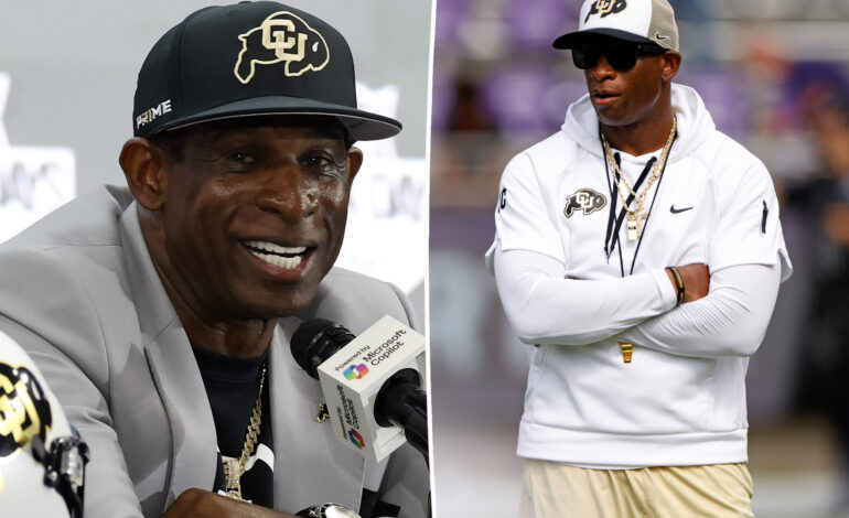 Deion Sanders Returns to Coaching with Portable Toilet After Surgery