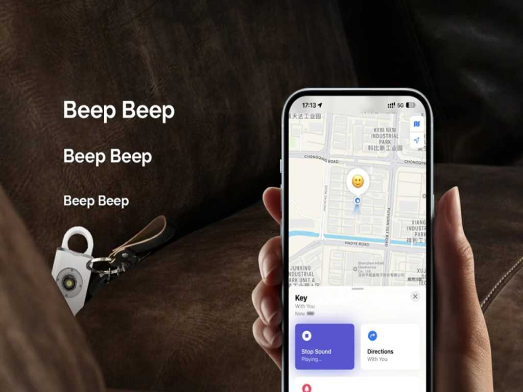 Discover the Compact Personal Safety Alarm with Apple Tracking