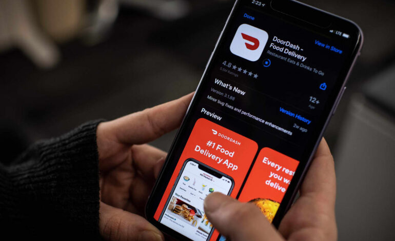 DoorDash Soars After Record Orders, Stocks Up More Than 7%