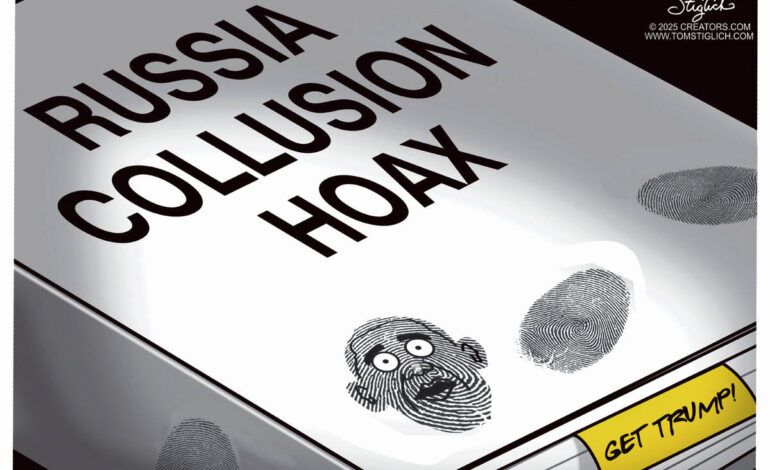 Editorial Cartoons Reflect on Russia Collusion Controversy