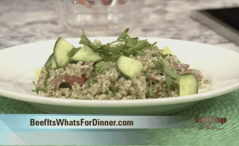Elevate Your Dinner with Grilled Beef and Tabbouleh Salad