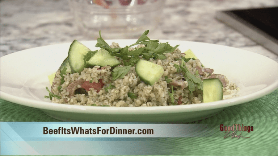 Elevate Your Dinner with Grilled Beef and Tabbouleh Salad