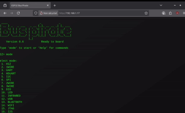 ESP32 Transforms Bus Pirate into a Versatile Hacking Tool