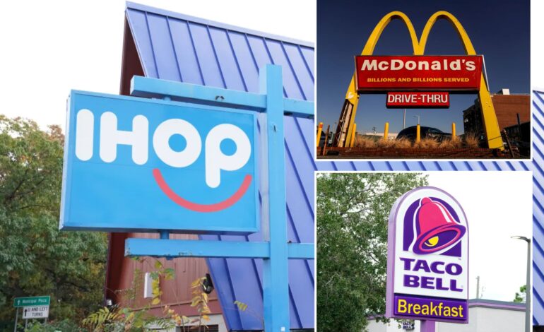 Fast-Food Chains Report Sharp Decline in Sales Amid Tariff Fears