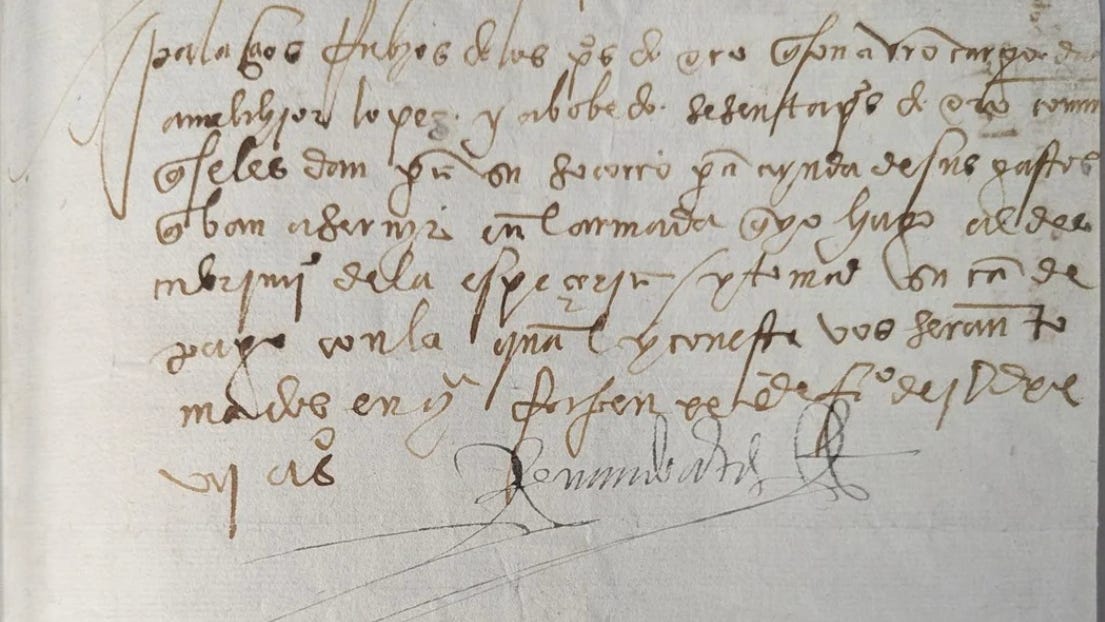 FBI Repatriates 16th-Century Document Signed by Hernán Cortés