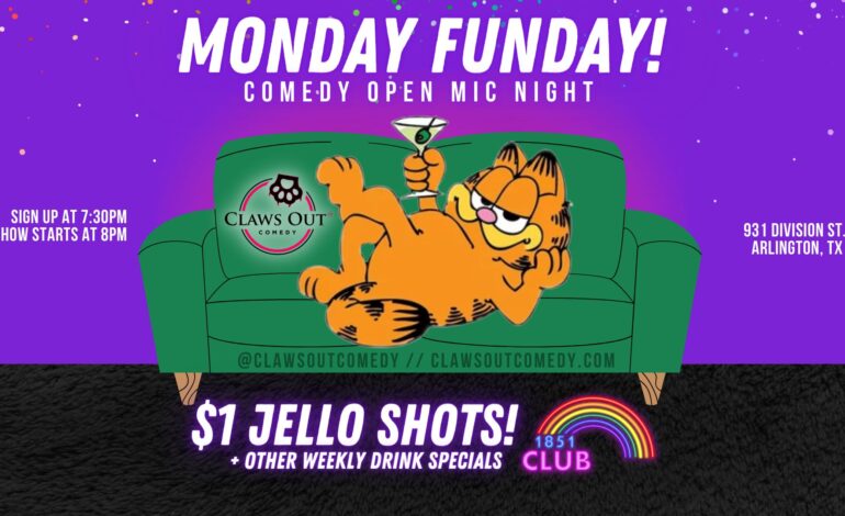 Fort Worth’s Claws Out Comedy Night Wins Best Comedy Title Again!