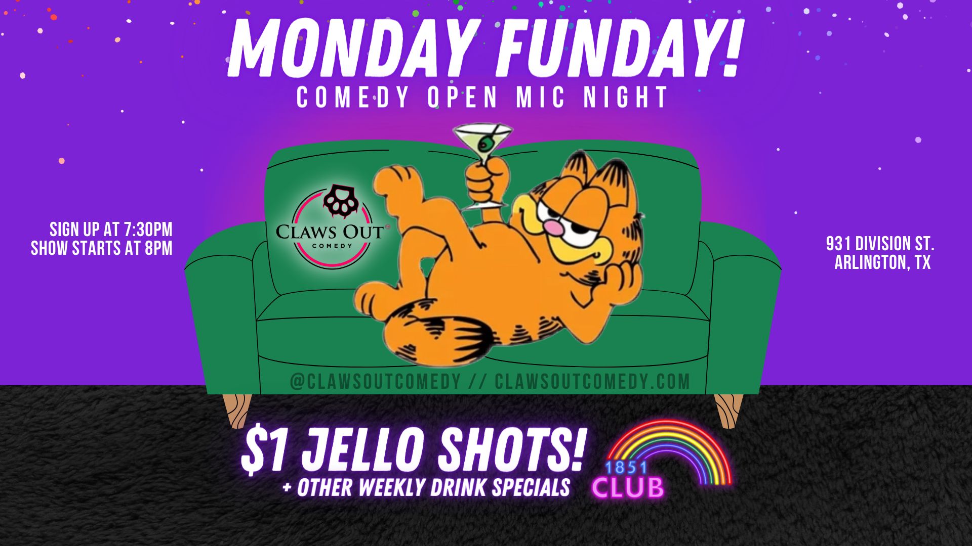 Fort Worth’s Claws Out Comedy Night Wins Best Comedy Title Again!